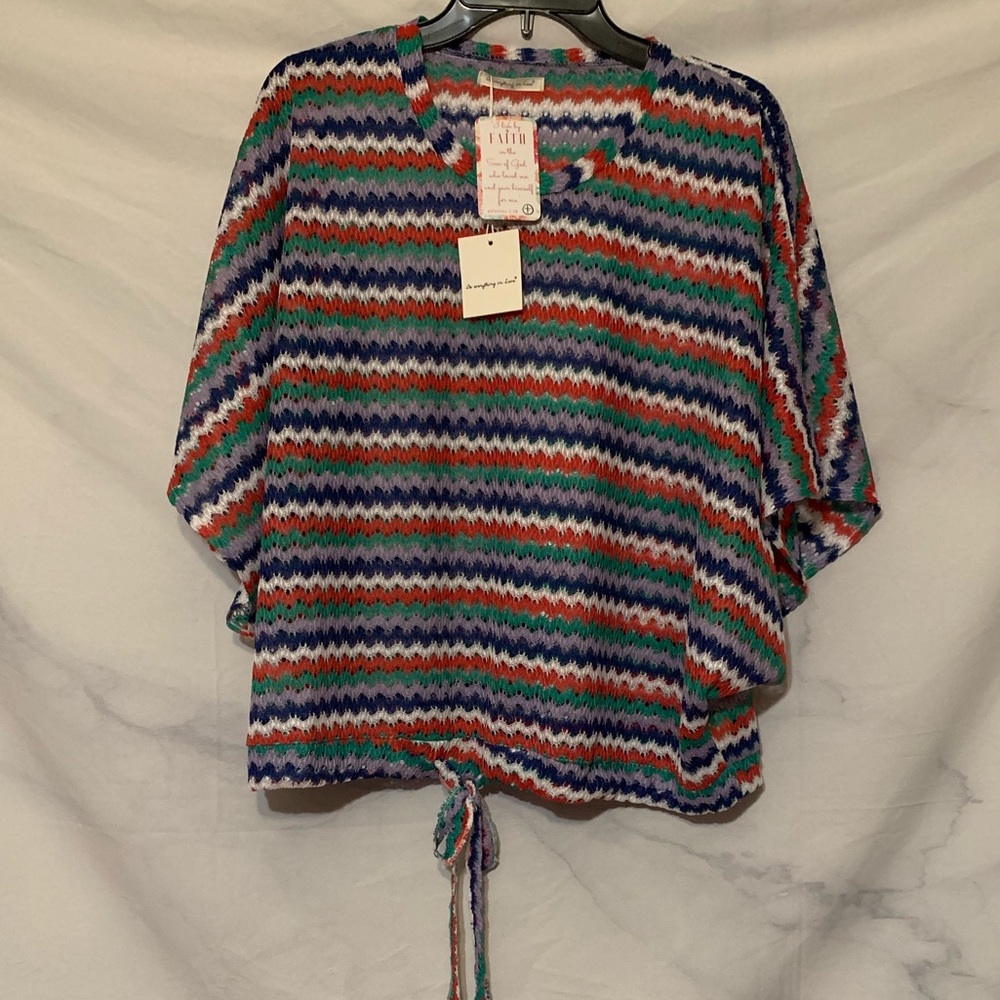 NWT Do Everything In Love Crochet Top